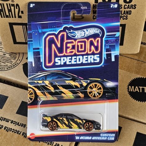 Hot Wheels Acura Integra Gsr Neon Speeders Exclusive Series Shopee Malaysia