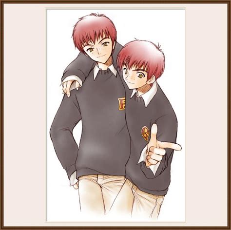 Pottermore: Characters - The Weasley Twins - Harry Potter Fan Art ...