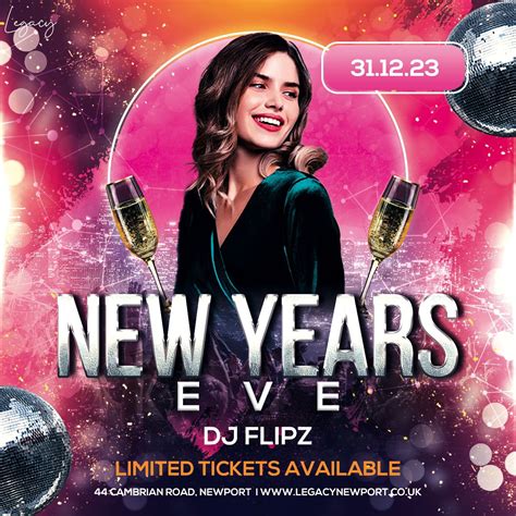 New Years Eve with DJ Flipz. Multi Venue Entry. at Legacy Lounge 