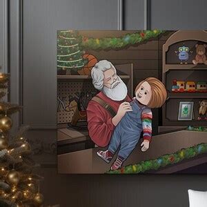 Santa S Mischievous Workshop A Chucky Christmas Surprise Png Funny Clip