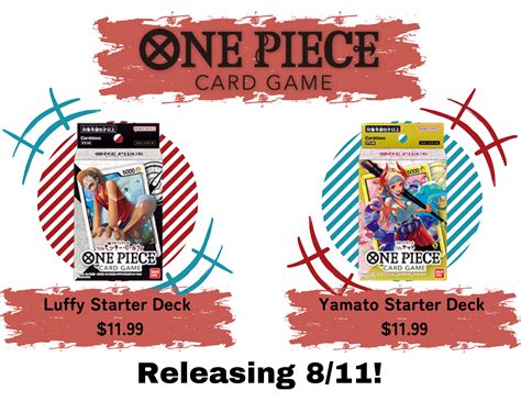 One Piece CCG: Yamato/Luffy Starter Decks — Game Universe