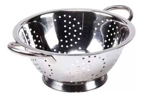 Escorredor Para Massas Macarr O Legumes A O Inox Cm Mercadolivre