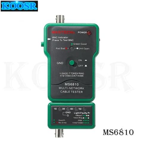 Mastech Ms High Speed Testing Multi Network Cable Tester Meter Rj