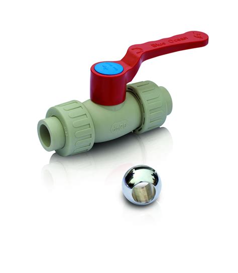 Кран ППР шаровый c разъемными соединениями 25 горяч. вода от Мегаполис ...