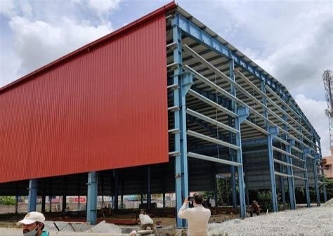 Mild Steel Panel Build Ms Prefabricated Building Structure At Best