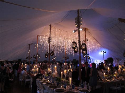 Icicle Lighting Over Dancefloor Sperry Tents Hamptons