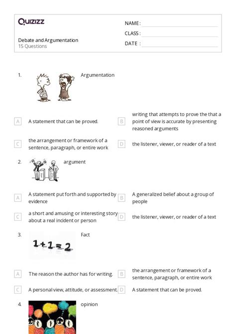 Paragraph Structure Worksheets For Th Grade On Quizizz Free