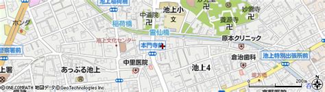 東京都大田区池上4丁目19 7の地図 住所一覧検索｜地図マピオン