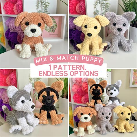 Crochet Stuffed Dog Pattern Henley The Hound – Amigurumi Pattern