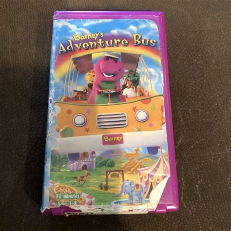 BARNEY BARNEYS Adventure Bus VHS 1997 Clam Shell 0 47 PicClick UK