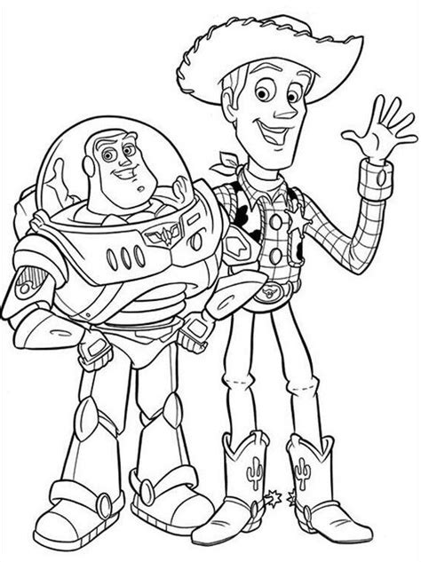 Woody Y Buzz Para Colorear Buzz Lightyear Para Colorear P Ginas