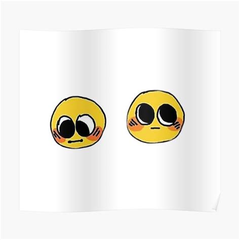 "uwu emoji face" Poster for Sale by Riv0x | Redbubble