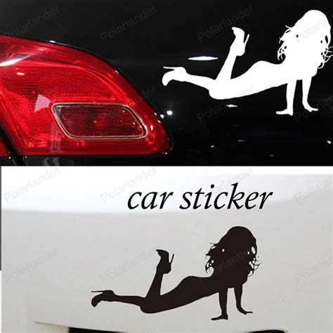 New Design 1pcs Sexy Girls Car Sticker Feet Beauty Car Decor Reflective Warning Decals Car