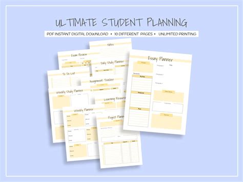 Minimalist Physics Planner