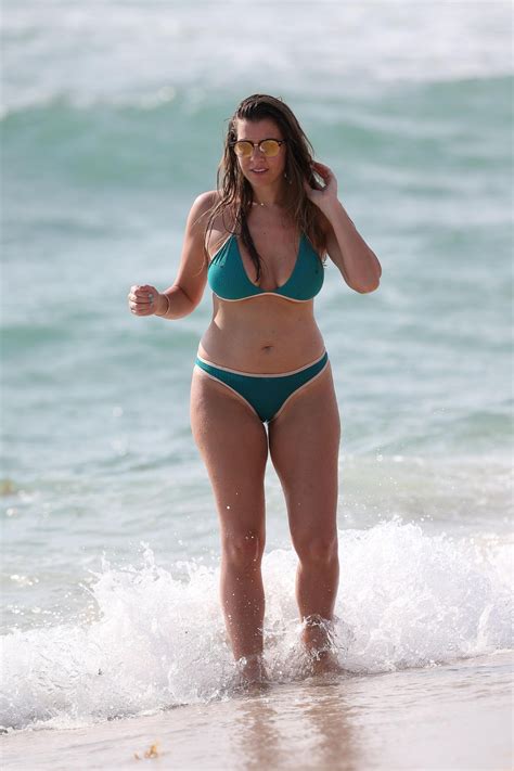 Imogen Thomas In Bikini On The Beach In Spain Hawtcelebs