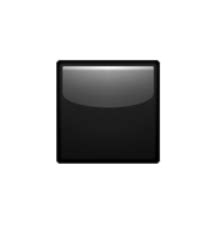 Ios Emoji Black Small Square