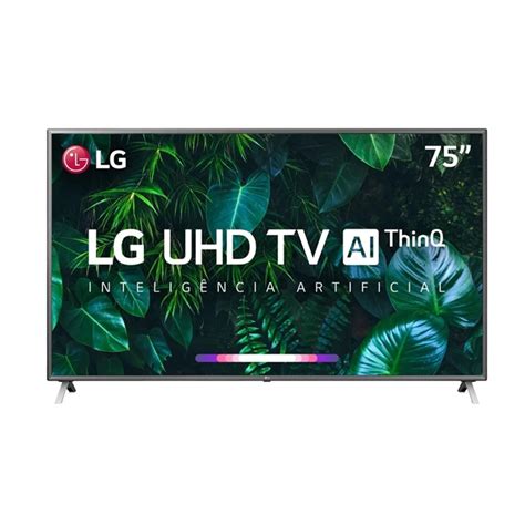 Smart TV 4K 75 LG LED UHD 75UN8000PSB HDR 4 HDMI 2 US Schumann