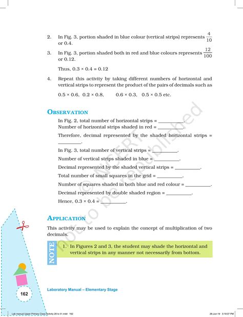 Ncert Laboratory Manuals For Class Vi To Viii Mathematics Activities