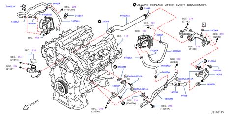 Infiniti Q Clamp Hose Tube Injec Engine Hicas Drive