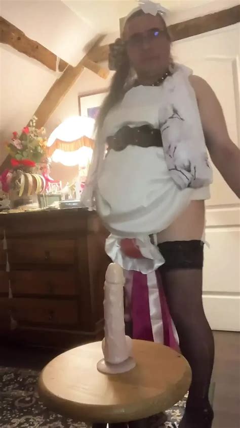 In A White Ball Dress To Play With A Dildo Gay Amateur Porn Feat Soumise Xhamster