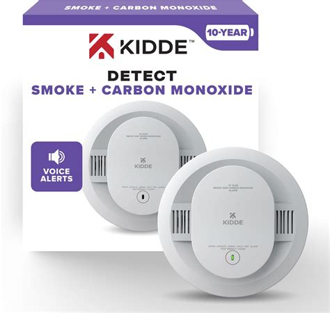 Kidde Smoke & Carbon Monoxide Detector, 10-Year Battery Powered, Voice