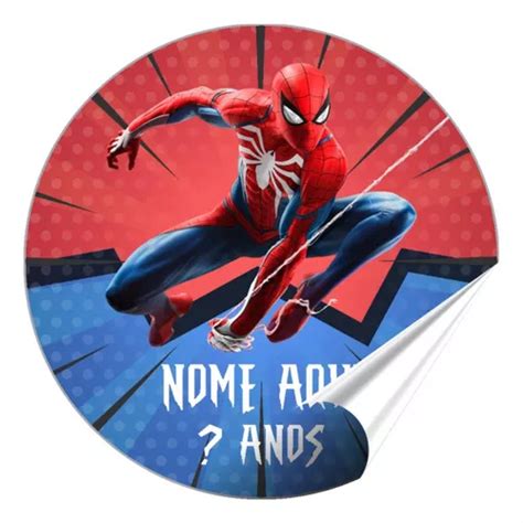 Adesivos Homem Aranha R Tulos Personalizados X Cm Mercadolivre