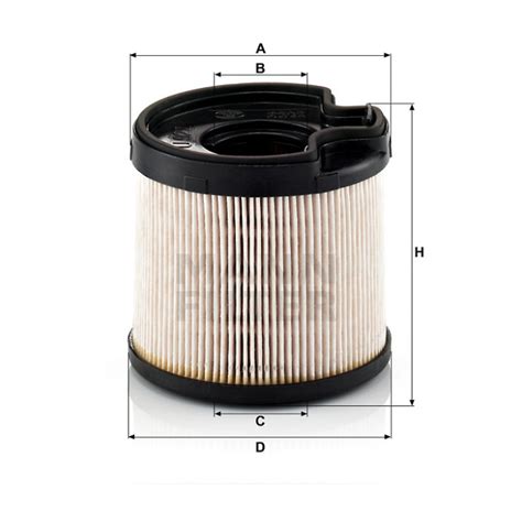 Топливный фильтр MANN-FILTER PU922x (PU 922 x) - Авто-Фильтры