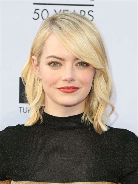 Stars Et Coloration Emma Stone En Blonde