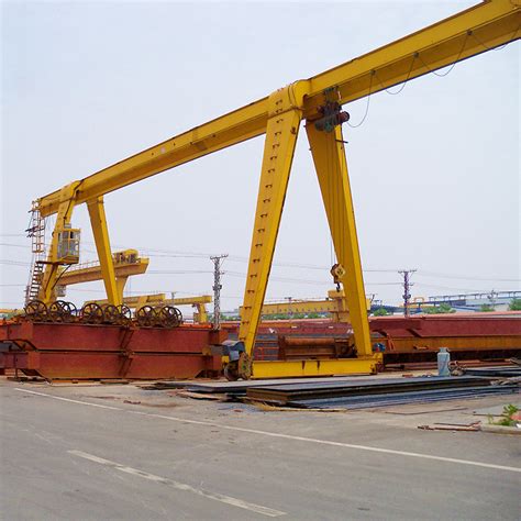 5t Single Girder Gantry Crane Shipyard Mobile Travelling Gantry Crane