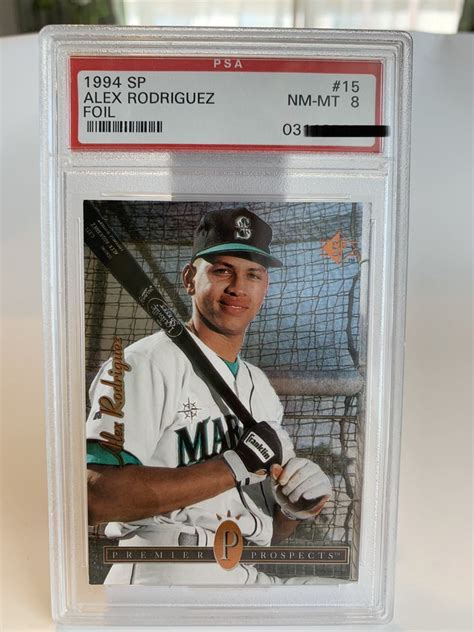 Upper Deck Sp Foil Alex Rodriguez Rookie Psa