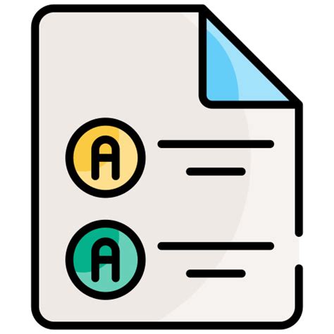 Answer Sheet Free Files And Folders Icons