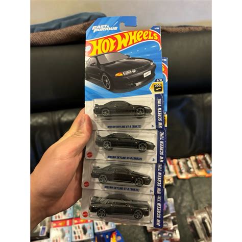 Hot Wheels 風火輪 Nissan Skyline GT R BNR 玩命關頭 東瀛戰神 普卡 GTR 蝦皮購物
