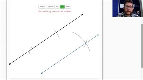 DeltaMath Construct a Parallel Line Through a Point - YouTube