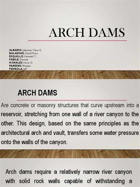 Arch Dams | PDF | Dam | Civil Engineering