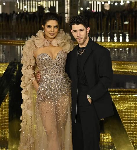 Priyanka Chopra S Nude Elie Saab Naked Dress At Nmacc Ps Fashion