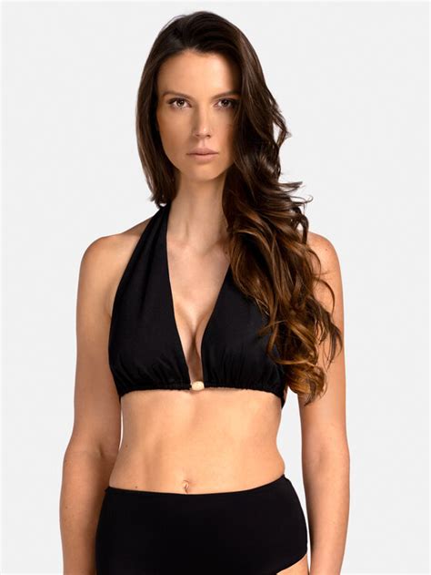 Miss Lou Góra od bikini G TT1 CZ Czarny Modivo pl