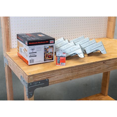 Simpson Strong-Tie DIY Workbench Shelving Kit Galvanized Workbench Brackets in the DIY Project ...