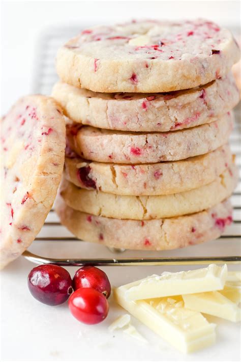 White Chocolate Cranberry Cookies • Slice And Bake