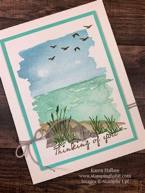 Oceanfront On The Horizon Tasteful Textile D Embossing Folder