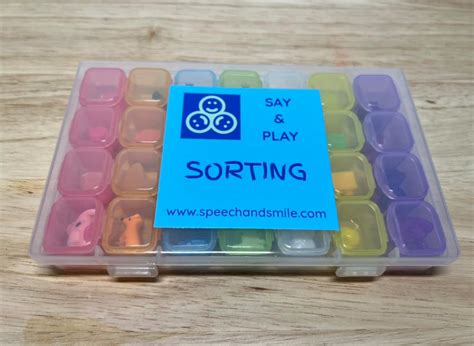 Color Sorting Objects in Case Sorting Activity-rainbow - Etsy