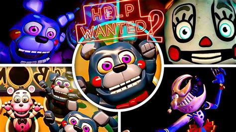 Fnaf Help Wanted 2 Gameplay Showcase Youtube