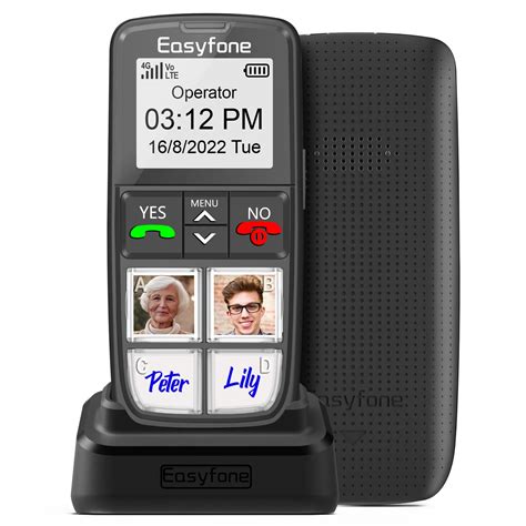 Easyfonet6 4g Picture Button Cell Phone For Seniors And Kids