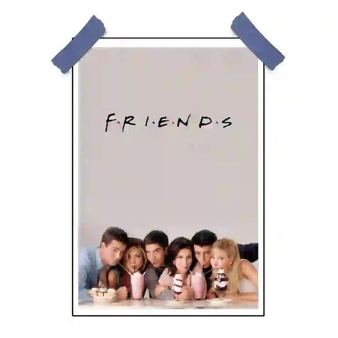 friends poster     printitnice