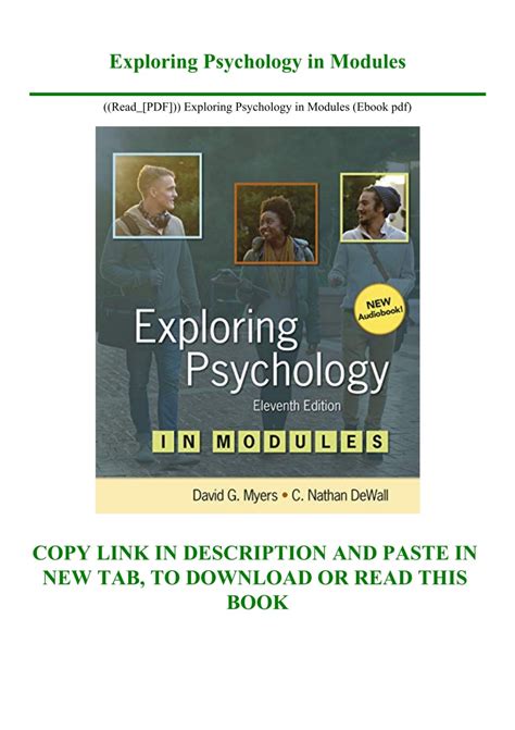 Exploring Psychology In Modules Th Edition