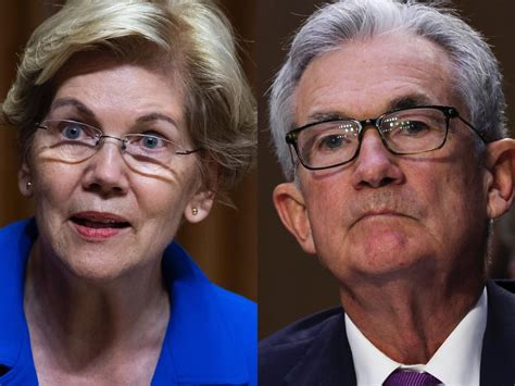 Elizabeth Warren Calls Fed Chair Powell A Dangerous Man And Vows To