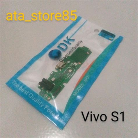 Papan Charger Vivo S1 VivoS1 PCB UI Mic Connector Charger Board