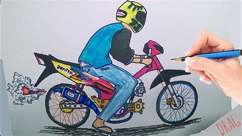 Detail Gambar Mewarnai Motor Balap Koleksi Nomer 26