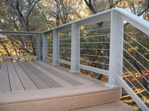Post And Wire Deck Railing At Liam Dun Blog