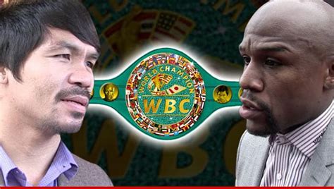 Mayweather Pacquiao Fight New WBC Belt Unveiled 1 Million Swag