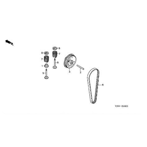 Honda Umk 425 Ue Brushcutter Umk425e Ueet Parts Diagram Camshaft Pulley